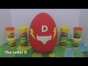 Disney Pixar Cars ABC Playdoh Surprise Egg: The Letter D