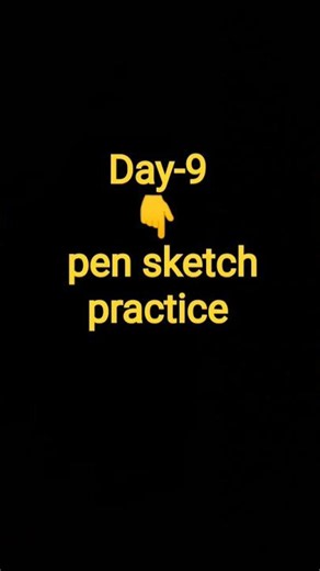 Day 9 Pen Sketch Practice | Cross Hatching + Fine Details | Daily Art Challenge
