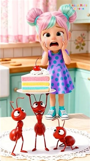 Ants Steal Cake & Bring Fruit Surprise! 🎵👶🍰🍎 Kids Cartoon