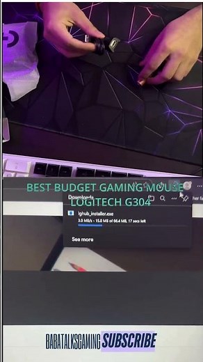 Logitech G304 best budget gaming mouse? unboxing and installing drivers #gamingmouse #logitech