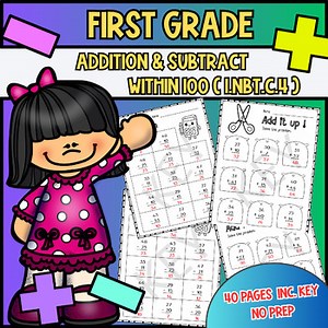 1st & 2nd Grade | 2 Digits addition & Subtraction without regrouping < 100
