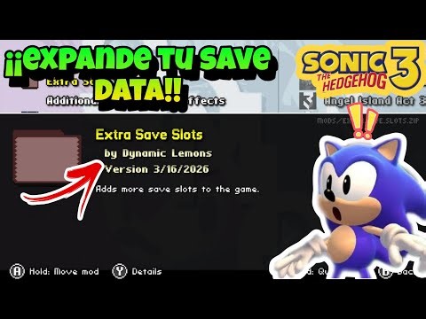 (Extra Save Slots Mod) sonic 3 A.I.R android