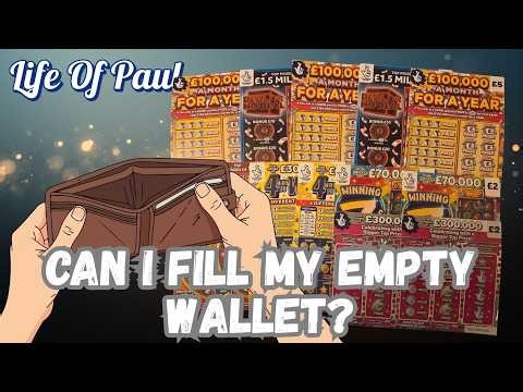 £45 mix of lotto scratch cards. I hope I'm lucky🤞