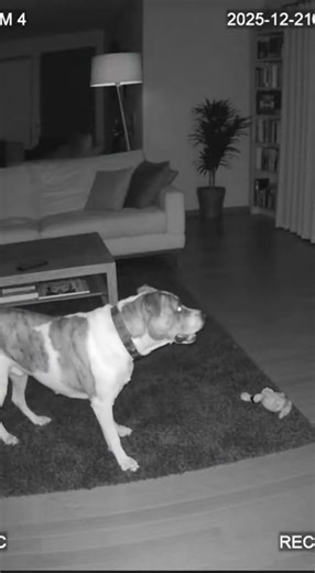 “Dog Sees What Humans Can’t: Paranormal Force Caught on Home CCTV”