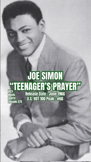 Joe Simon “Teenager’s Prayer” #60s #60smusic #joesimon