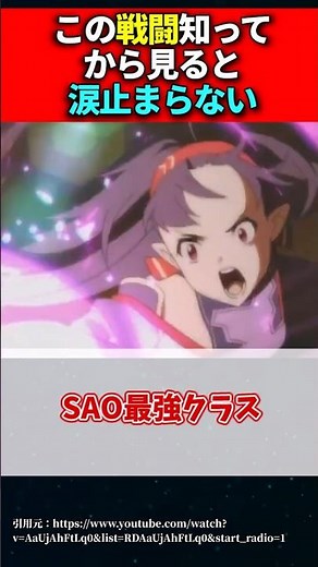 【SAO】マザーズ・ロザリオの神シーン