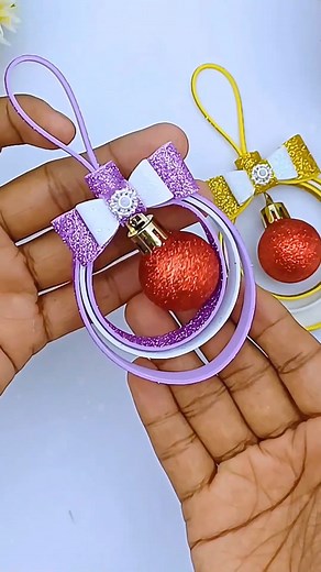 Decorate your Christmas tree with beautiful handmade ornaments 🎅💖 So easy and fun to make at home! | Creative Art & Craft Ideas