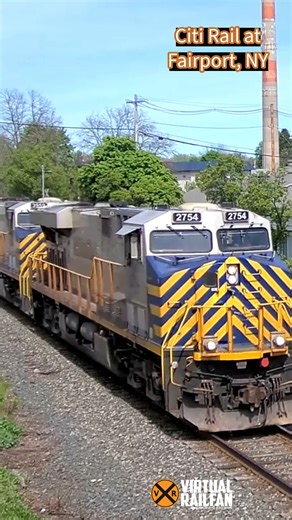 Citi-Rail at Fairport, NY #railways #facebookrailfans #virtualrailfan #welovetrains #trains #railfans_of_instagram #railfans #railroads #follow #railfanning #trainsofinstagram #railfans_of_facebook #trains_of_instagram #railroadtrack #trainspotting #reels #trainreels | Virtual Railfan