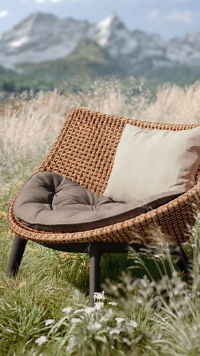 Introducing the MBRACE ALU lounge chair designed by @SebastianHerkner. This unique furniture piece features a hand-woven fiber seat and the option of a teak or die-cast aluminum base, providing unparalleled design versatility. Choose from a range of seat and base colors to create a unique piece that reflects your personal style. #DEDON #MBRACE #SpiritOfPlace | DEDON