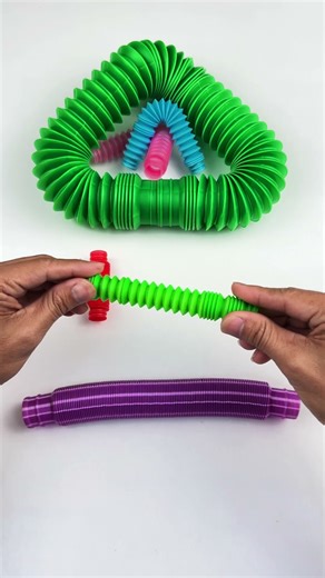 Creating ASMR Sweet Crunchy POP TUBE #colors #diy#satisfyingvideos #relaxing #oddasmr #poptubesounds