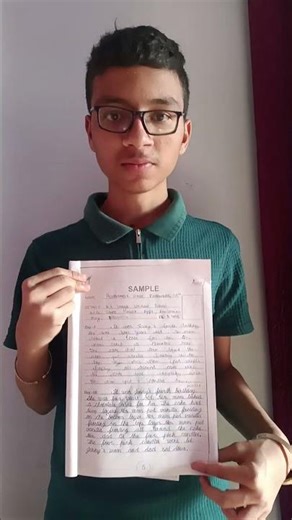 10 th std student Handwriting improvement just in 3 days