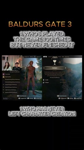 BG3 Players Be Like Two Different Species #baldursgate3 #gaming #funny