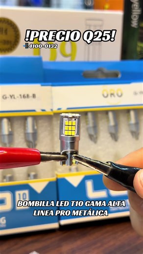 Bombilla LED T10 Gama Alta Línea Pro de 1 Contacto