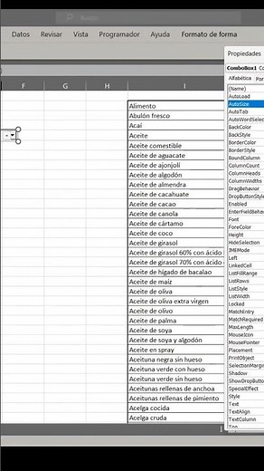 Funcion autocompletado en Excel