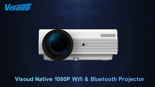 Watch Visoud Native 1080P Wifi Bluetooth Projector on Amazon Live