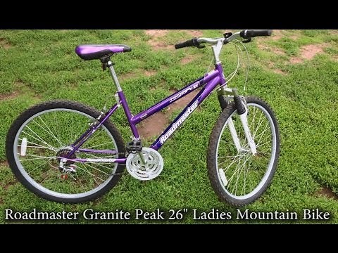 Review: Roadmaster Granite Peak 26" Ladies Mountain Bike, Magenta. Bicycle review
