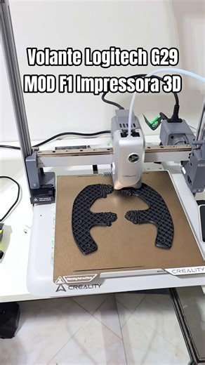 Volante Logitech G29 Mod F1 feito na impressora 3D #crealityender3 #diyprojects