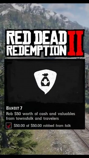 Rob $50 Worth Of Cash And Valuables From Townsfolk And Travelers | BANDIT 7 TIPS! #RDR2 #Shorts