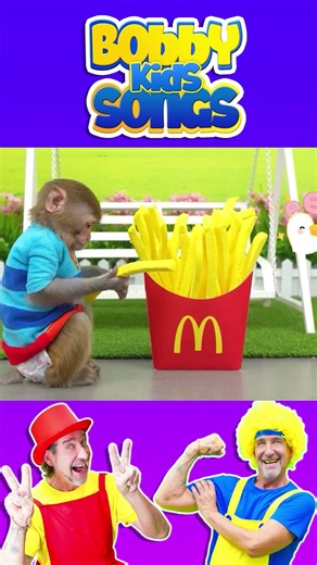 #animalshome #monkeybabybonbon #bobykidstv #cutemonkey #kindergarten #babyshark