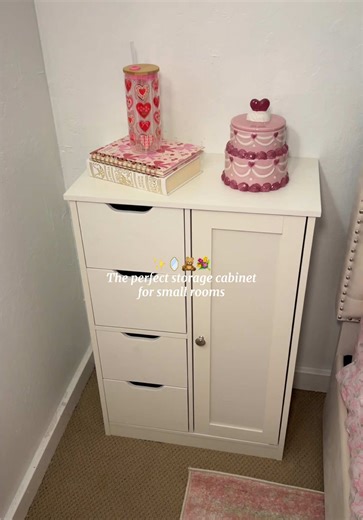 Stylish Slim Storage Cabinet for Small Spaces
