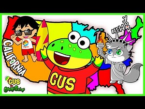 Pretend Play Road Trip with Gus the Gummy Gator!