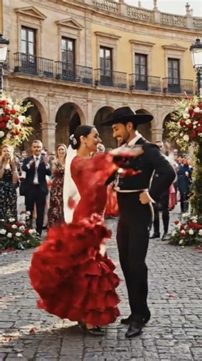 the royal ceremony of the Spanish beautiful bride.#love