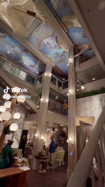 This might be the most surreal experience in Philadelphia right now 🤯 Inside this historic bank in Old City is Ministry of Awe, a massive immersive art space that feels like stepping into another world. Think glowing balconies, dreamlike architecture, and a multi-level atrium filled with surreal installations. Every corner of this place feels designed to surprise you. Philly has some incredible museums, but this might be one of the most visually unique experiences to open in the city recently. 