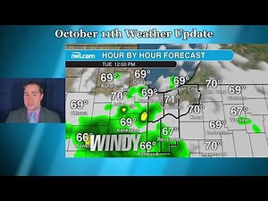 Tuesday, October 11 weather update for Northwest Indiana