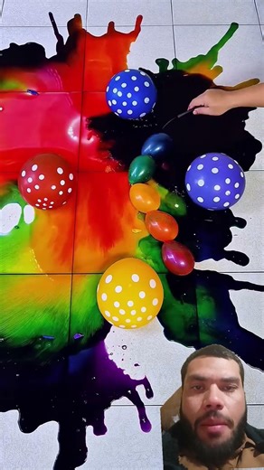 Popping Balloon Color Letter X Satisfying Reverse