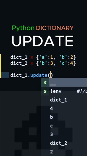 Python UPDATE Dictionary