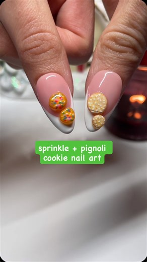 Heaven 4 Your Nails 👼🏻✨⛅️🧚🏻‍♂️🫧 on Instagram: "nobody touched the cookies you brought ❗️what's your favorite cookie?? . . . . . #cookienails #3Dnails #nailart #holidaynails #christmasnails @teresagiudice @melissagorga @realhousewivesofnewjersey @realhousewivesfranchise @bravotv"