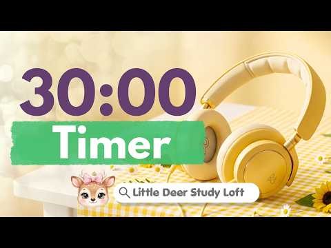 30 Minute Study Timer | Golden Sunshine