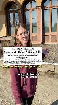The Dingley Coffee & Spice Mills building in Old Sacramento