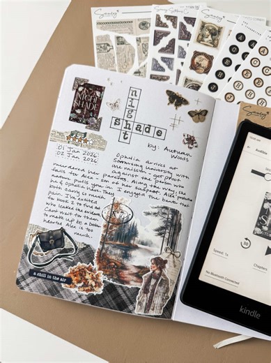 First book review in my 2026 #readingjournal Night shade kept reoccurring on my Instagram timeline and I decided to finally read it as my first book of 2026. Absolutely no regrets- can’t wait for Daybreak @Autumn Woods Author #bookreview #darkacademiaromance