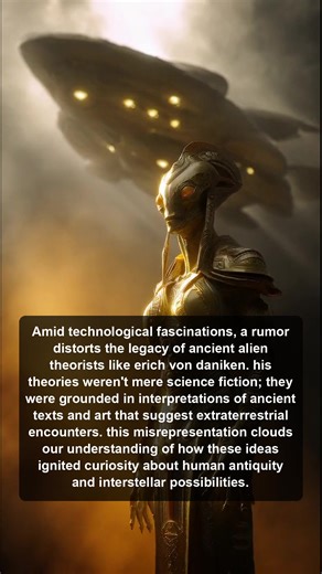 Explore how Erich von Däniken's theories, rooted in ancient texts and art, ignite curiosity about extraterrestrial encounters and challenge misconceptions surrounding the legacy of ancient alien theorists. | Ancient Alien Chronicles