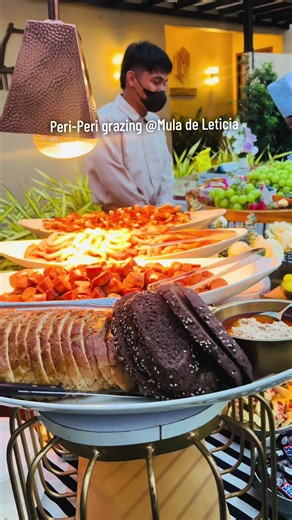 A beautifully styled grazing table filled with artisanal bites, fresh fruits, cheeses, and sweet treats — perfect for sharing and celebrating #periperigrazing #grazingtable