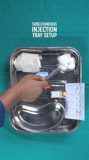Subcutaneous Injection Tray Setup in 30 Seconds
