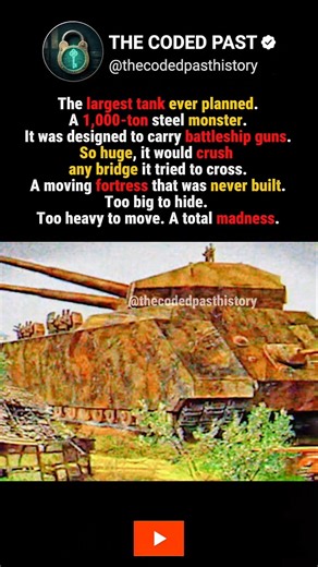 The Giant That Never Was: The 1,000-Ton Ratte