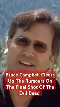 Bruce Campbell Explains The Final Shot Of The Evil Dead #BruceCampbell #SamRaimi #TheEvilDead