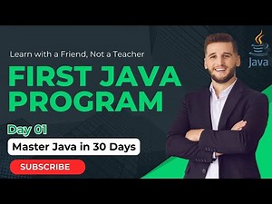 Day 01 | Master Java in 30 Days | First Java Program Explained for Beginners | RisewithVishnu |