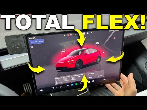 Best Rotating Screen Mount for Tesla 2025! | Model Y & 3