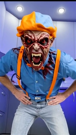 ‼️THIS Blippi.exe CAME from Minecraft 🙀 #cat #horror #shorts #blippiexe #blippi #minecraft