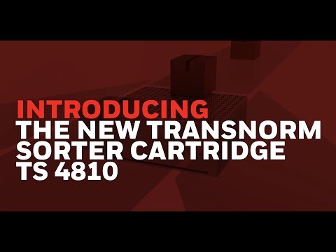 Introducing the Transnorm Sorter Cartridge TS 4810