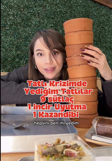 Sondaki tatlılar beni şaşırttı 😅 Sütlaç enfesssss. Ankarada Yda Park da Fethi Paşa Sütlü Tatlılar #merveeben Reklam* yazalım