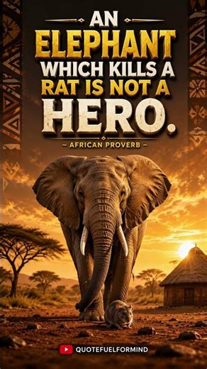 The Powerful African Proverb Everyone Needs To Hear🔥🔥