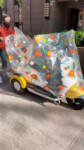 Extra Large and Thick [Universal Style] Electric Vehicle Cover, Rainproof Sunscreen