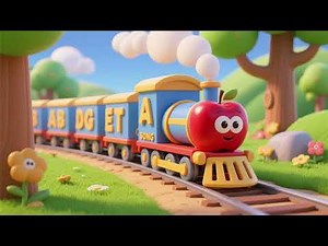 A for Apple – Alphabet Train Song | ABC Learning for Kids & Toddlers