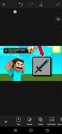 How to make a Minecraft thumbnail ⚡ in 5 min