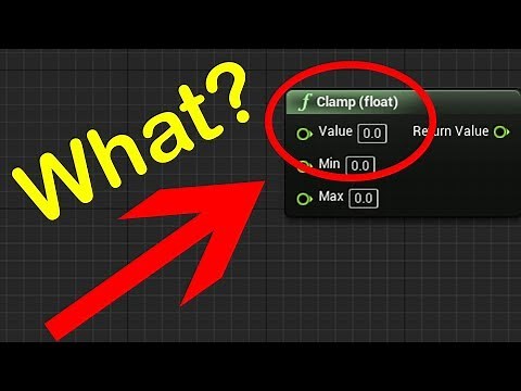 What is the Clamp Float Node || Blueprints || UE4 TUTORIALS