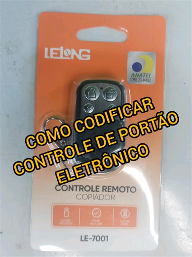 Como codificar controle de portão eletrônico, como configurar controle de portão eletrônico. Controle Copiador #controlecopiador #portaoautomatico #portaoeletronico #tutorial #tiktokshop @Tudo Sobre Carburados
